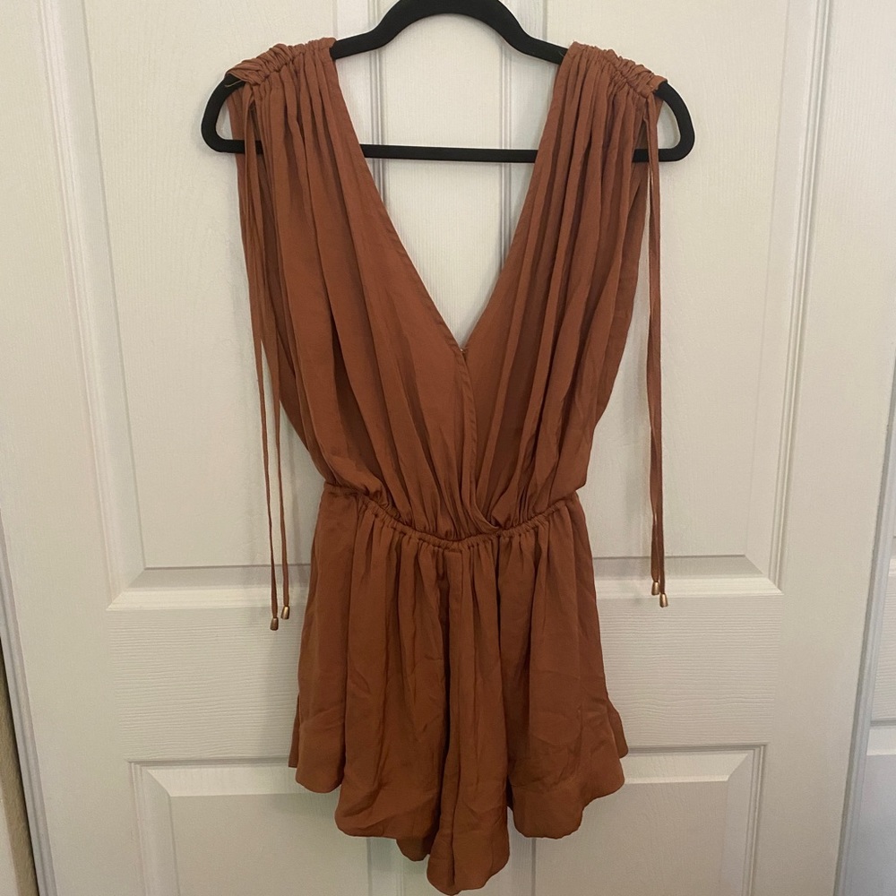 Free People Brown Romper